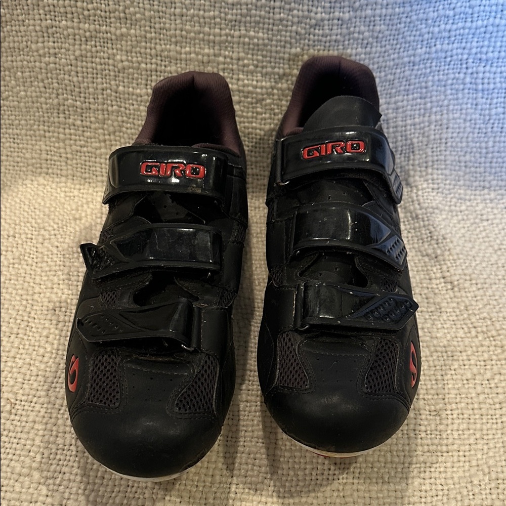 Giro Black and Red Cycling Shoes
